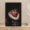 Willem van Oranje - Adriaen Thomasz - Bril canvas 2cm klein -sfeer1