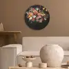 Vaas - Bloemen - Tulpen Akoestische PET Vilt - Rond klein -sfeer1