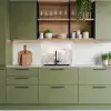 Bladeren - Beige - Botanisch - Vintage keuken achterwand 2 middel -sfeer3