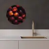 Fruit - Close up - Nectarines KitchenYeah - Keuken - Wandcirkel Forex klein -sfeer1