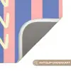 Try again - Strepen - Roze - Verticaal - Blauw Badmat klein -USP_AntislipNL