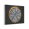 Pizza - Eten - Delftsblauw PET vilt klein -3d