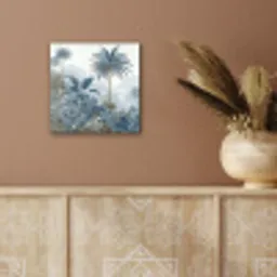 Jungle - Modern - Blauw - Groen aluminium wit klein -sfeer4