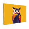 Uil - Grafisch - Kleurrijk - Ogen canvas 2cm klein -z3d