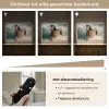 Paard - Dieren - Bruin - Natuur Light Box met batterij (Wandlamp) middel -USP_dimbaarNL