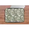 Botanisch - Bloemen - Groen laptophoes neopreen klein 279 -tafel