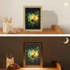 Tennis - Racket - Vuur - Groen Light Box met kabel klein -sfeer3_kind