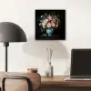 Roze - Bloemen - Vaas - Kleuren aluminium wit klein -sfeer5