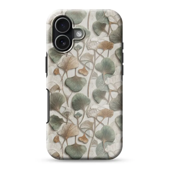 Telefoonhoesje Toughcase - Elegant - Bladeren - Groen