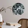 Natuur - Planten - Eucalyptus - Bladeren Wandcirkel behangsticker klein -sfeer3