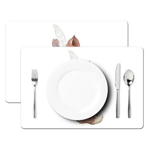 Vos - Dier - Bosdieren Placemat vinyl groot -zzsfeer2_Kitchenyeah-website