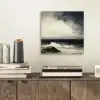 Zee - Rotsen - Storm aluminium wit klein -sfeer1