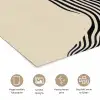 Golvend - Lijnen - Abstract - Silhouet poster papier klein -closeup_NL