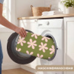 Bloem - Modern - Groen WCmat klein 1009 -USP_WasbaarDE