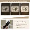 Boek - Illustratie - Tulpen - Koffie Light Box met batterij (Wandlamp) middel -USP_dimbaarNL