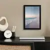 Kustlijn - Pastel - water fotolijst zwart zonder passe partout klein -sfeer1