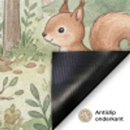 Bos - Dieren - Groen Deurmat klein -antislip_NL