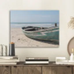 Boot - Zandstrand - Zee PET vilt klein -sfeer1