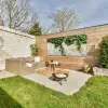 Klimop - Muur - Groen Tuinposter op houten frame 2 cm dik xxl -sfeer2
