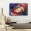 Melkweg - Neon - Sterrenhemel - Ruimte canvas 2cm klein -sfeer6