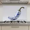 Chilipeper - Keramiek - Blauw keuken achterwand spatscherm klein -3d_website