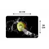 Kiwi in Waterkunstwerk Placemat vinyl groot -specs