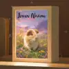 Cavia - Kleurrijk - Bloemen Light Box met kabel (Kinderlampje) klein -zzz_3d_website