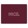 Bordeaux - Nice - minimalistisch muismat rubber klein -3d