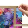 Marmer - Kleurrijk - Kleuren - Abstract Light Box met batterij (Wandlamp) middel -USP_websiteprintNL