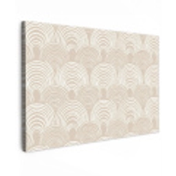 Golven - Structuur - Beige Tuinposter op houten frame 2 cm dik klein 845 -3d
