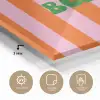 Strepen - Oranje - Verticaal - Ciao bella plexiglas 5mm klein -sfeer2