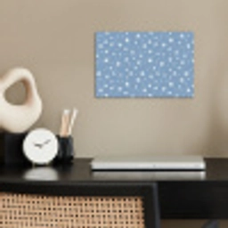 Sterretjes - Patroon - Blauw poster papier klein 62 -sfeer1