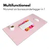You're doing great - Roze - Kleurrijk Muismat XXL klein -sfeer4