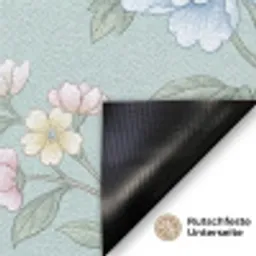 Vogel - Bloemen - Kleurrijk Deurmat klein -antislip_DE