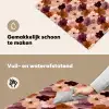 Bloemen - Abstract - Aardetinten Inductie beschemer met haakjes klein 777 -ky-schoon-nl