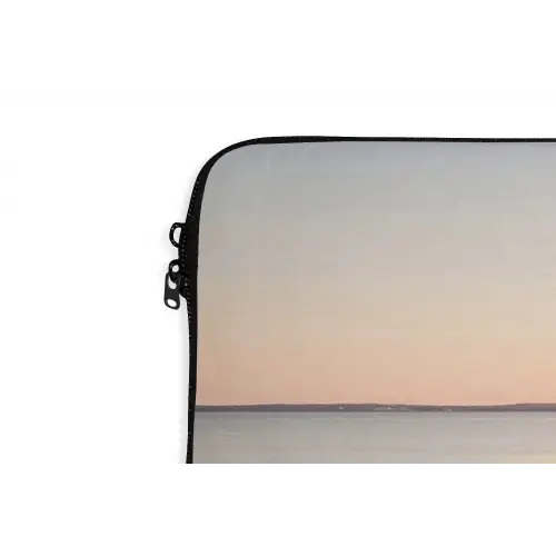 Kustlijn - Horizon - Hek laptophoes neopreen klein -detail