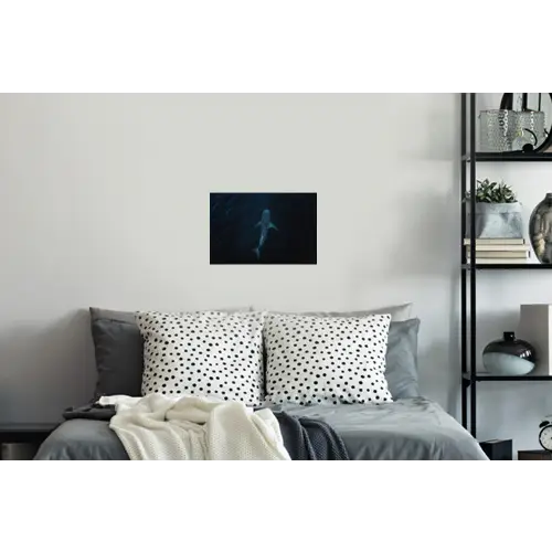 Oceaan - Walvishaai - Donkerblauw - Vlekken Muursticker klein -slaapkamer