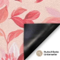 Botanisch - Bloemen - Rood Deurmat klein 898 -antislip_DE