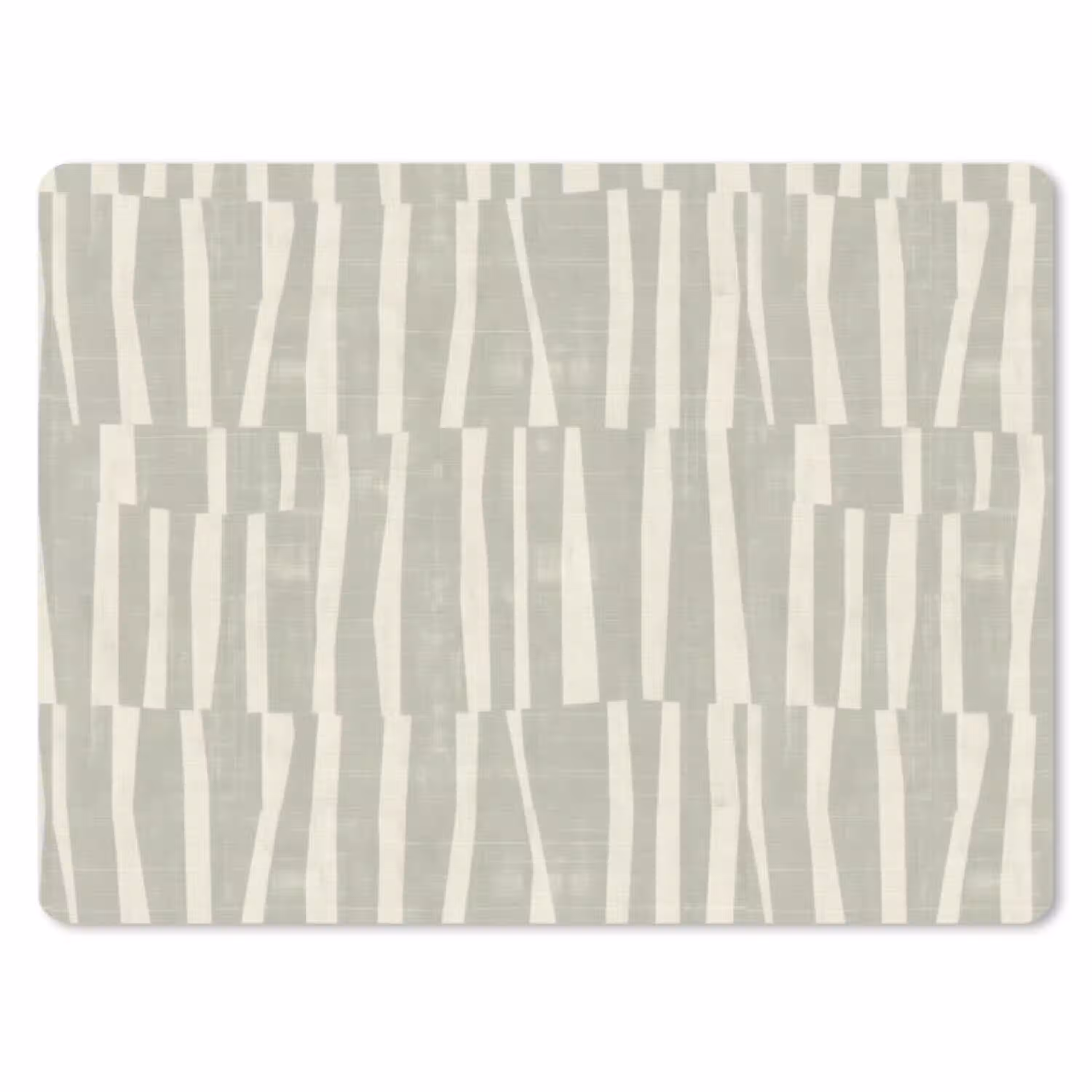 Saliegroen - Strepen - Geometrisch - Textuur - Patroon muismat rubber klein 262 -3d