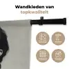 Vrouw - Bril - Verf Wandkleed katoen klein -sfeer2