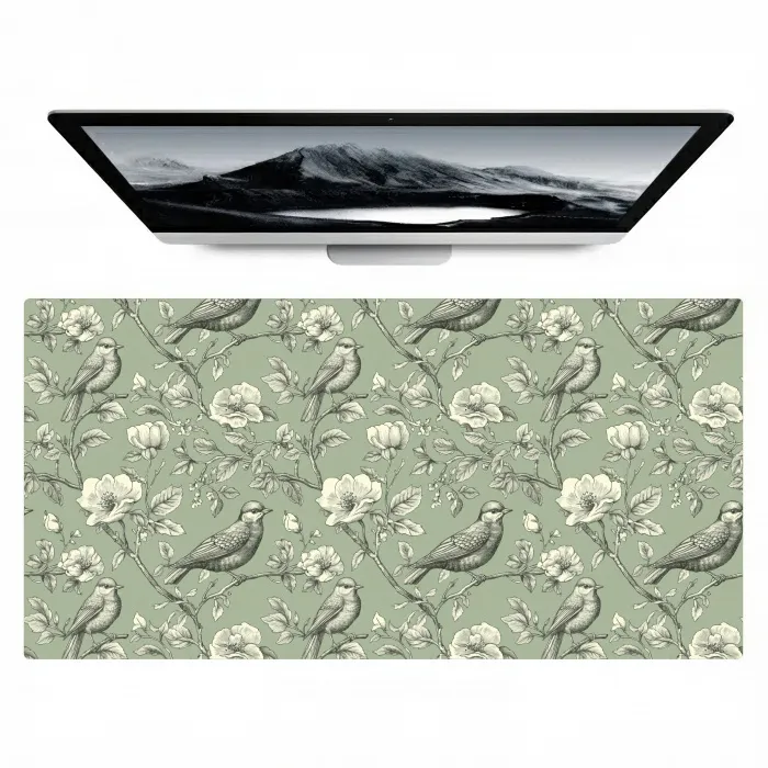 Klassiek - Botanisch - Groen Muismat XXL klein 681 -zzz3d