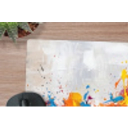 Abstract - Schilderij - Kleurrijk - Dynamisch muismat rubber klein -closeup