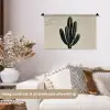 Cactus - Subtiel - Groen Wandkleed katoen klein -sfeer1