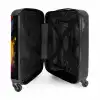 Astronaut omringd door graffiti NBS - Handbagage koffer - Kinderen Unisex middel -binnenkant