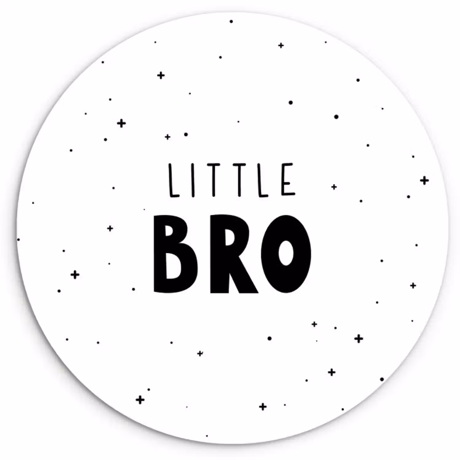 Muurcirkel - Spreuken - Kind - Jongens - Little bro - Quotes