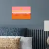 Zon - Abstract - Landschap - Oranje poster papier klein -sfeer2