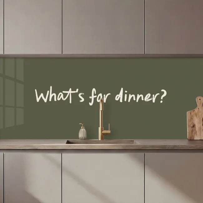 Keuken achterwand - Whats for dinner?