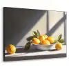 Citroenen - Stilleven - Geel Textielframe - compleet frame klein -3d