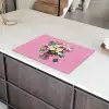 Bloemen - Quote - Kaartje - Kleurrijk Inductie beschermer vinyl 3mm klein -sfeer8