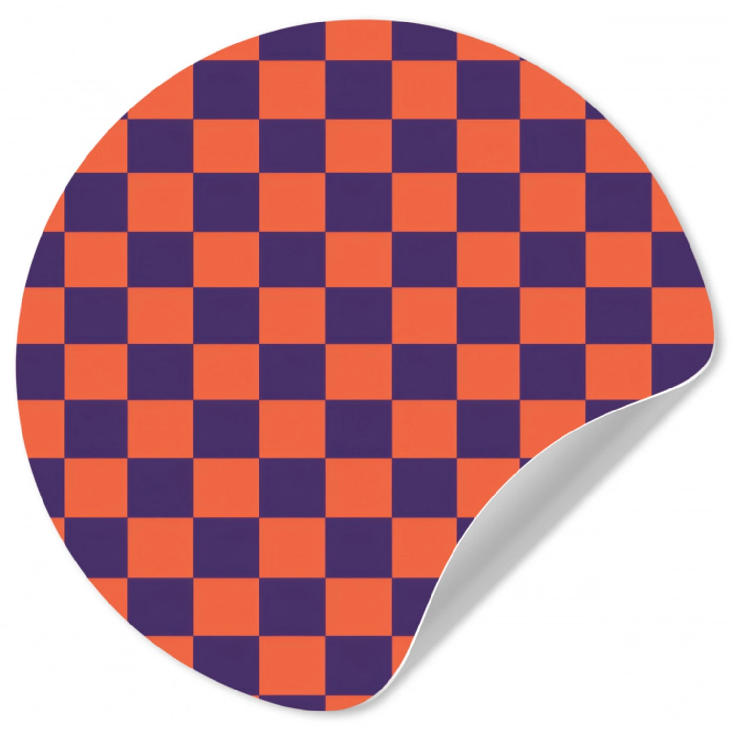 Patroon - Klassiek - Paars Wandcirkel behangsticker klein 186 -3d